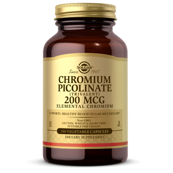 Chromium Picolinate 200 mcg Vegetable Capsules