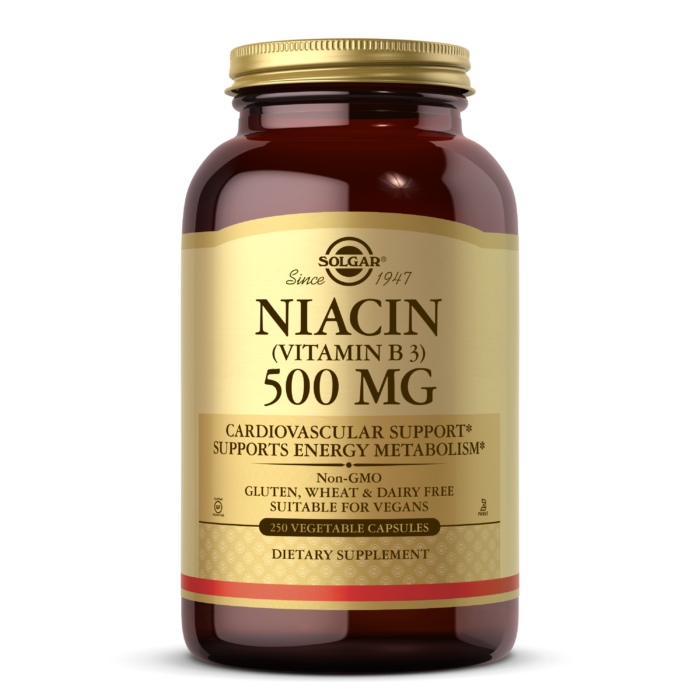 Niacin (Vitamin B3) 500 mg Vegetable Capsules