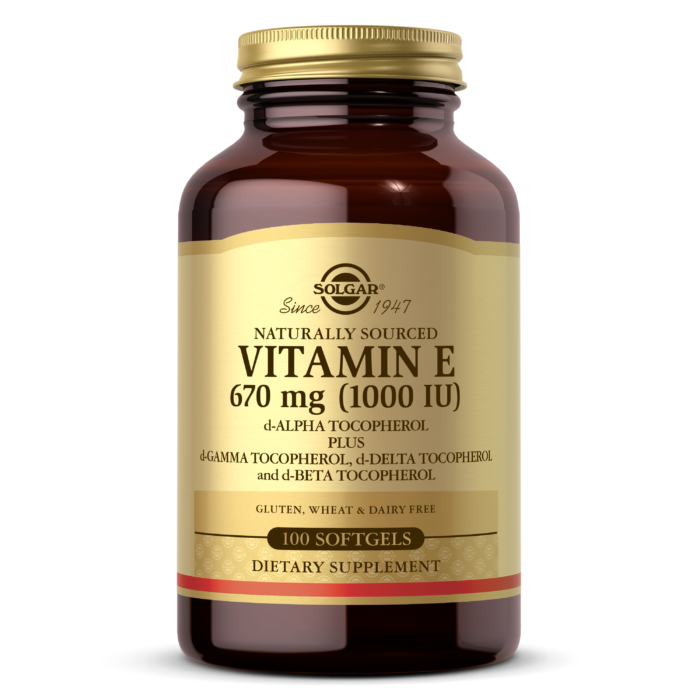 Vitamin E 670 MG (1000 IU) Mixed Softgels (d-Alpha Tocopherol & Mixed Tocopherols)
