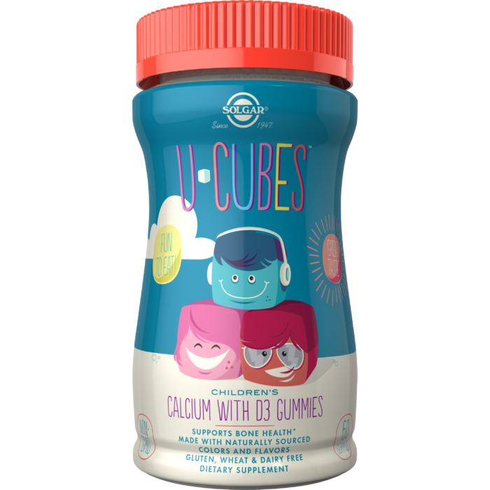 U-Cubes™ Children’s Calcium with D3 Gummies